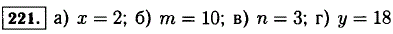 Какое натуральное число надо записать вместо буквы, чтобы было верным равенство: а) 14/21=x/3; б) m/18=5/9; в) 17/51=1/n; г) 15/y=5/6.