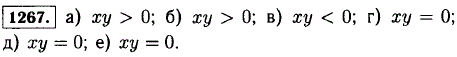 Каким числом будет произведение xy, если: а) x > 0, y > 0; б) x < 0, y < 0; в) x > 0, y < 0; г) x=0, y < 0; д) x < 0