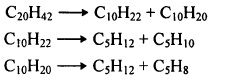 Запишите уравнения реакций крекинга эйкозана C20H42 до углеводородов бензиновой фракции