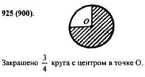 Начертите круг радиусом 2 см и закрасьте 3/4 круга.