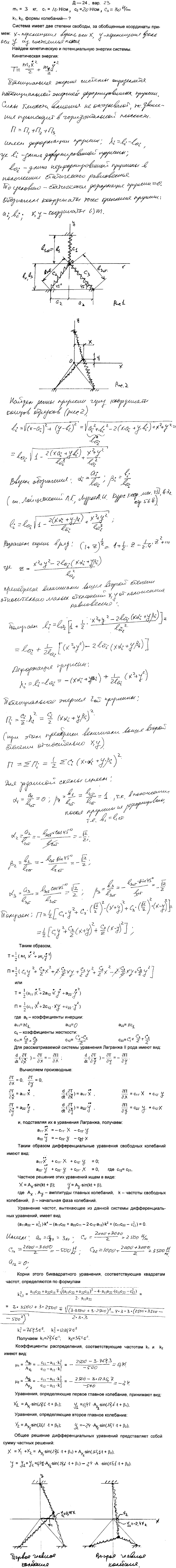 Задание Д.24 вариант 23.