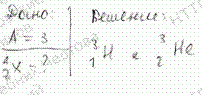 Укажите, сколько существует ядер с массовым числом А=3. Напишите символические обозначения ядер.